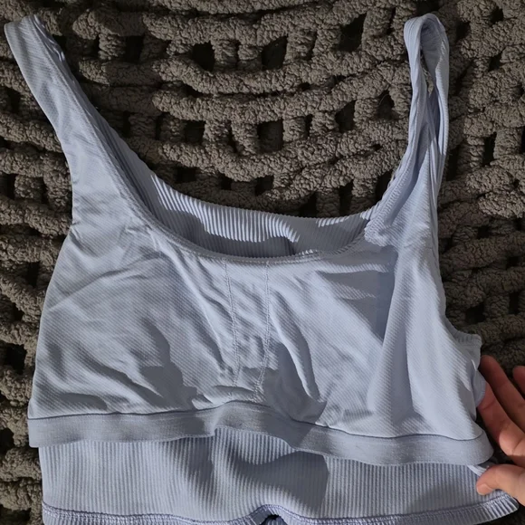 Athleta Ribbed Workout Top Sz M - Picture 4 of 5